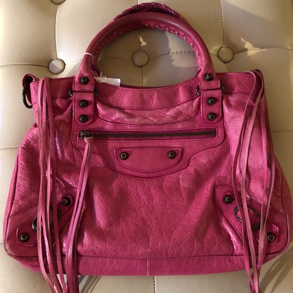 Balenciaga Pink tote
